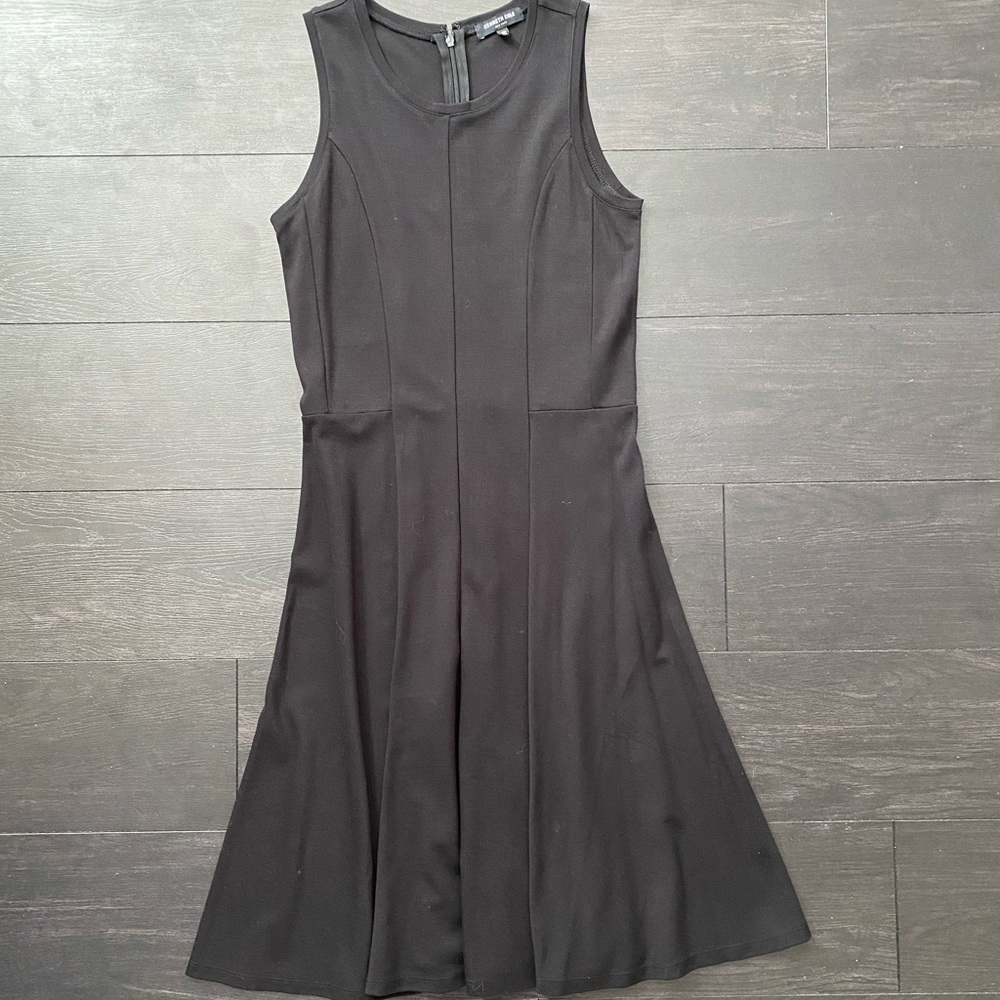 Kenneth Cole Black Midi Dress